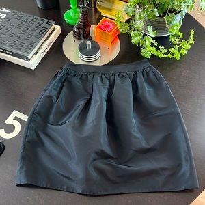 Prada Silk Black Bubble Skirt